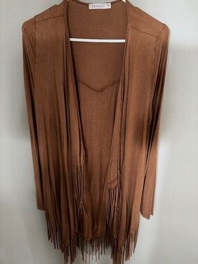 Fringe cardigan